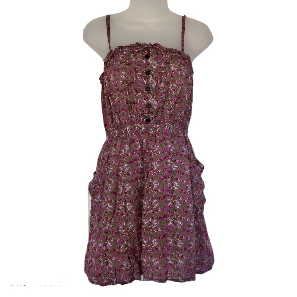Floral Elastic Summer Sundress Lightweight Dress Cottage core Girly feminine
